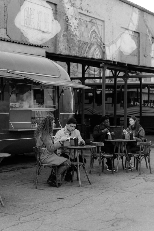 Mobile Coffee Van Serving Brewno Coffee
