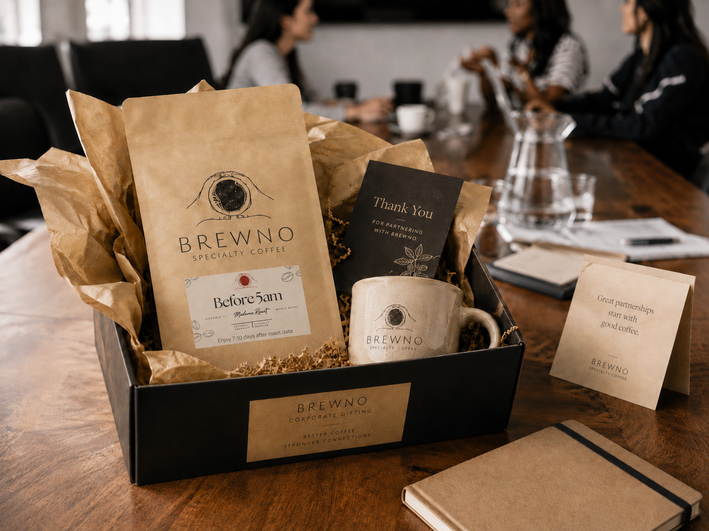 Brewno specialty coffee corporate gifting for clients, staff and business events
