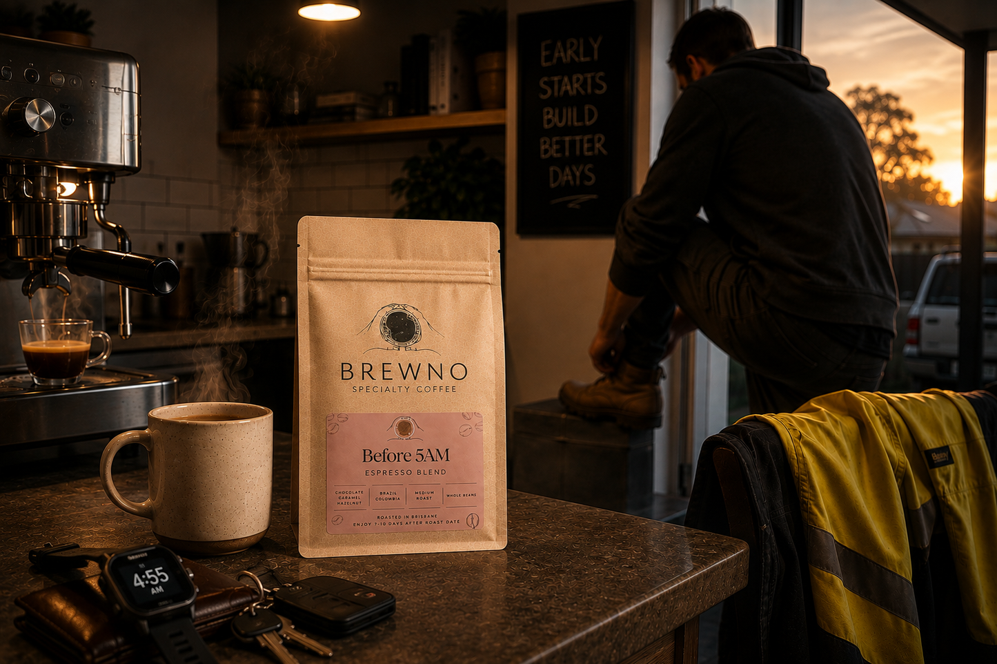Wholesale Espresso Coffee Beans | Before 5AM Blend