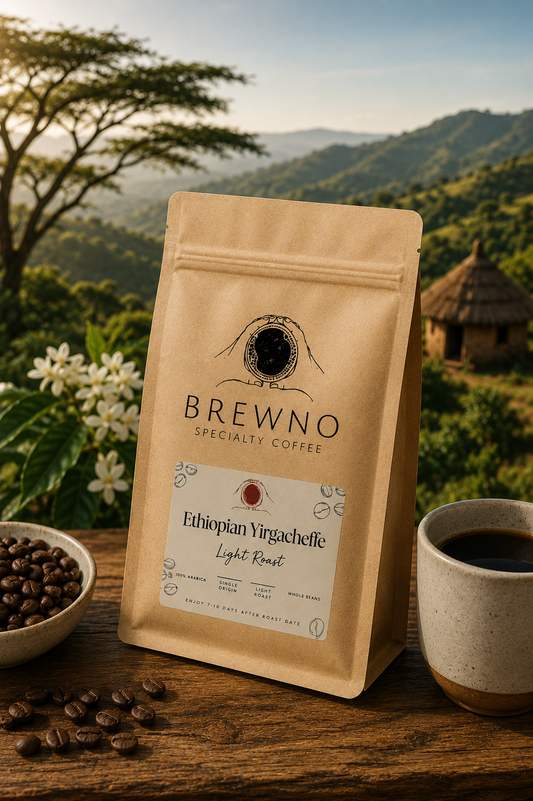 Ethiopian Halo Berti Yirgacheffe | Natural Process Single Origin Light Coffee