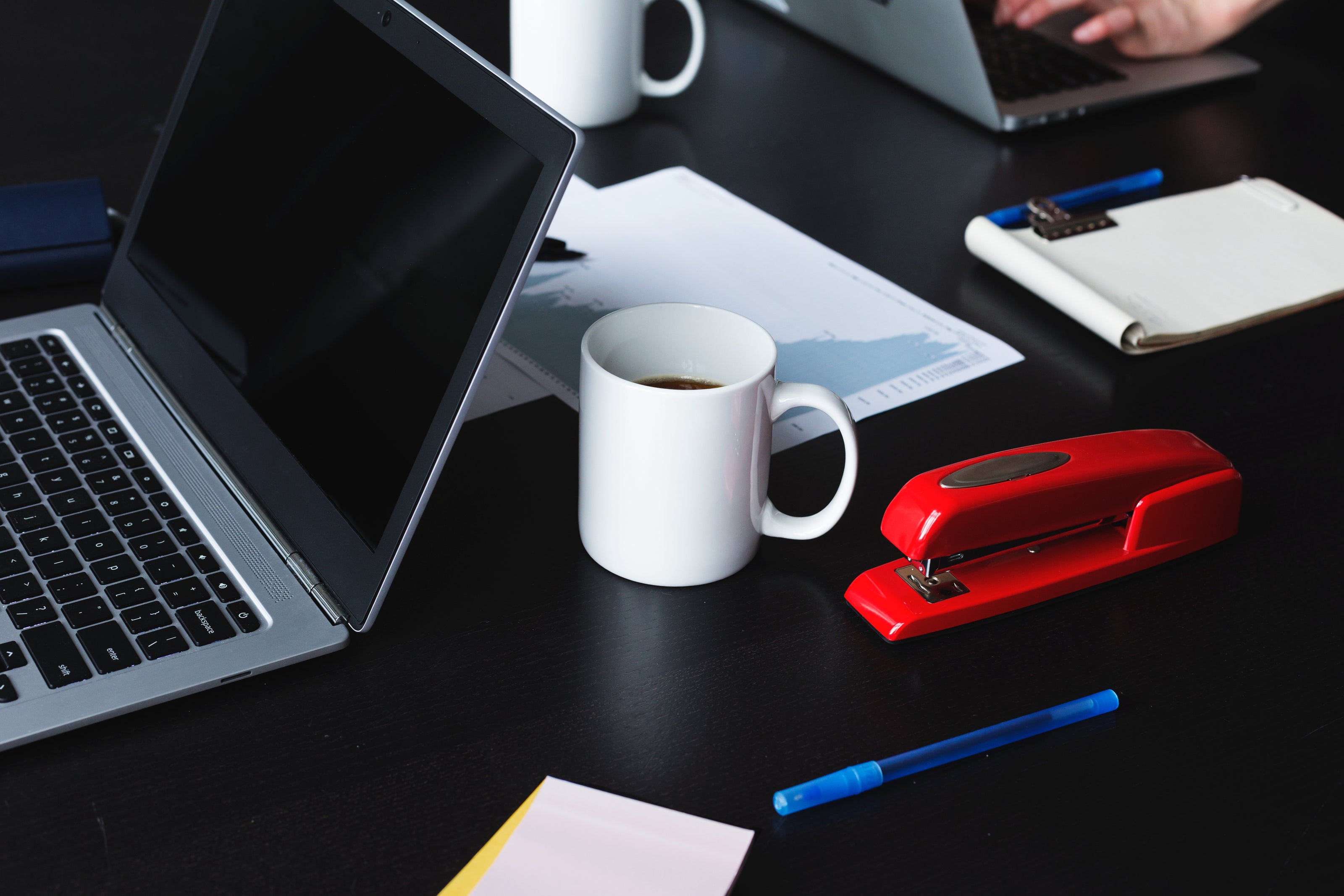 Business Meeting With Coffee Cup